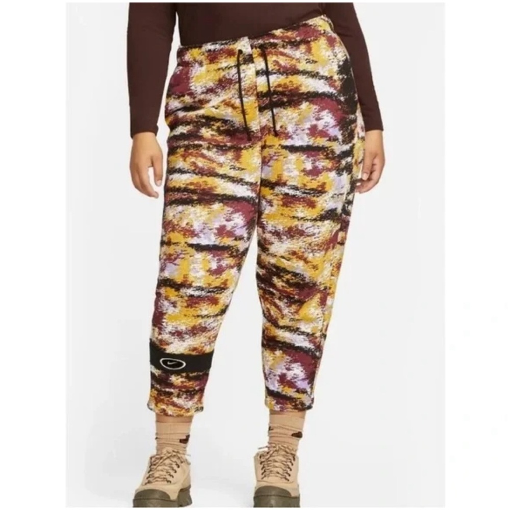 Nike Team Sport Tapered Leg Multicolored Sweat Jogger 2X Fleece Lining Women’s